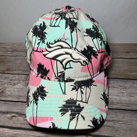 Denver Broncos New Era 9Twenty Retro Beachin Womens Adjustable Hat Cap Strapback - Picture 1 of 11